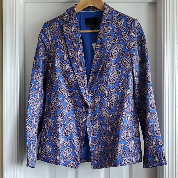 Banana Republic Jackets & Blazers - Banana Republic paisley blazer new with tags nwt
